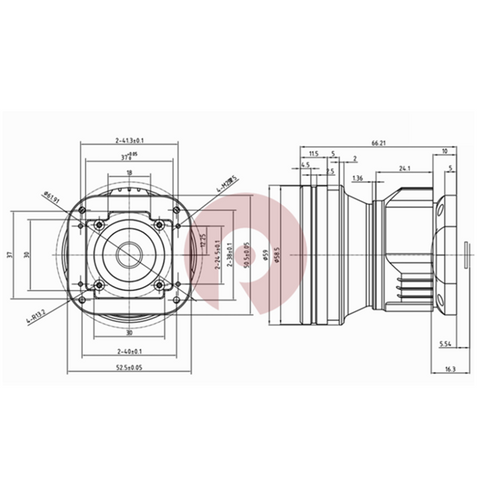 Длинноволновая тепловизионная линза 50 мм F/1,0 для 384x288-17um