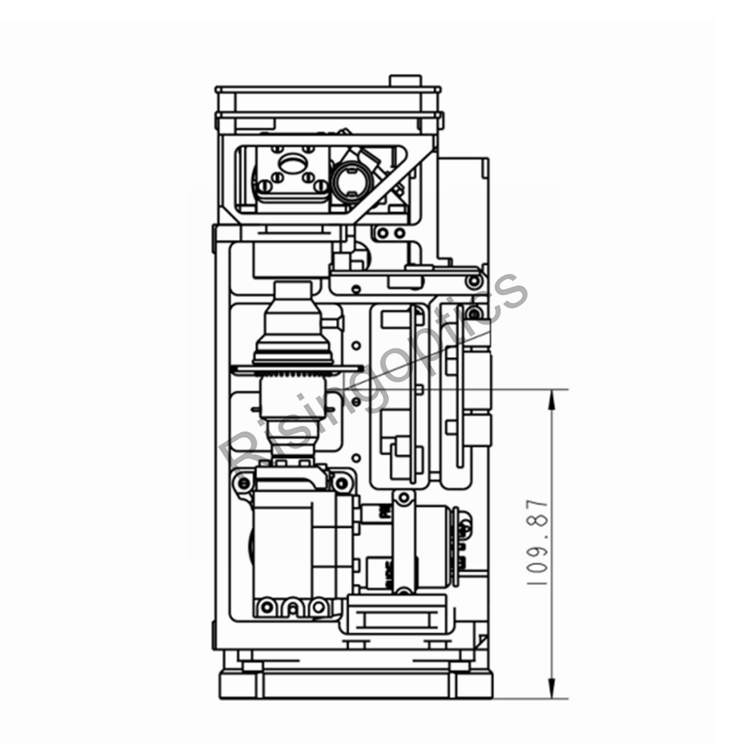 22,58–458 мм F/5,5 MWIR охлаждаемый непрерывный зум-объектив для 640x512,15 мкм