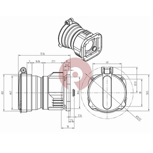 FL50MM F1.1 Инфракрасный тепловой линз для детектора 384x288-17UM.