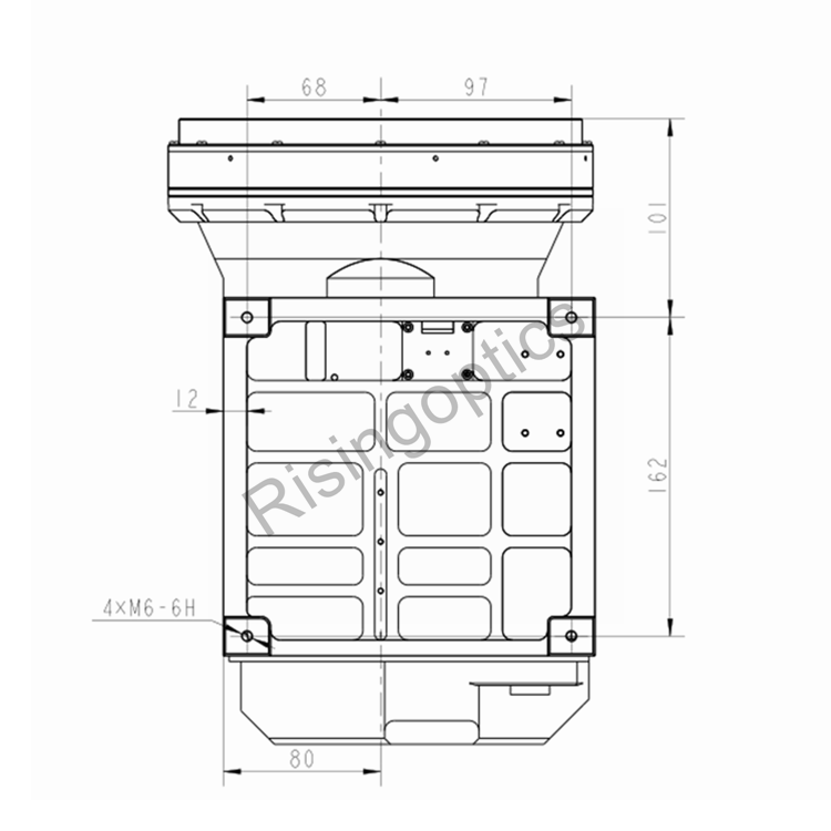 Зум-объектив 32–800 мм F/4,0 MWIR с охлаждением для 640x512–15 мкм