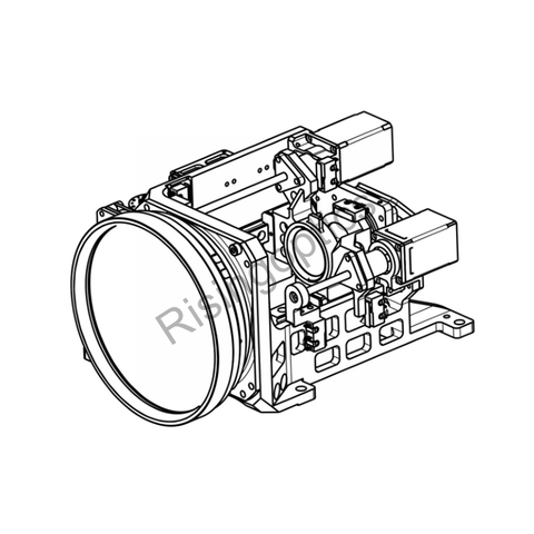 Объектив с постоянным зумом 22,5–500 мм F/4,0 MWIR для 640x512–15 мкм