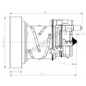 FL20-120 F0.8-1.1 LWIR UNCOLED CONTHED LONTURE LENNS для детектора 640x512-12UM