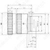 Объектив с ручной фокусировкой 30 мм F/1.0 LWIR для 640X480-17um