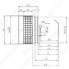 Объектив 50 мм F/2,0 MWIR для детектора 1280x1024-15 мкм