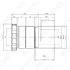 Объектив с ручной фокусировкой 50 мм F/2,0 MWIR для детектора 640x512-15 мкм