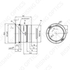 Атермальный объектив FL25 мм F/1,0 LWIR для 384x288-17 мкм