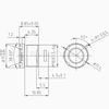 Атермальная германиевая линза FL6mm F#1.0 LWIR для детектора 256x192-12 мкм 